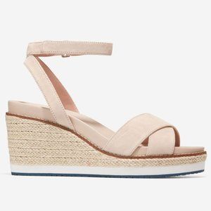 Cole Haan Cloudfeel Espadrille Wedge Sandal, size 7